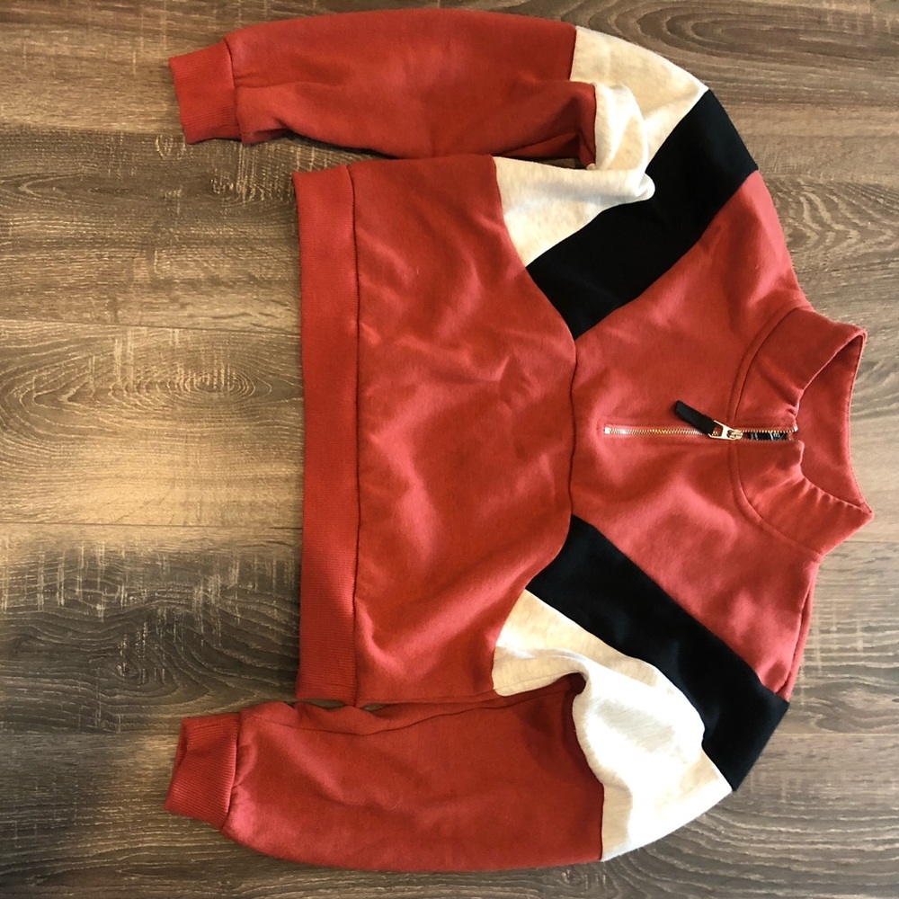 Cropped Quarter Zip